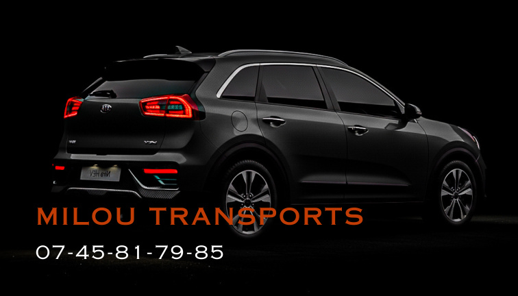 Carte de visite Milou Transports recto - voiture